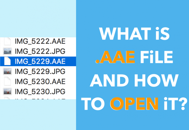 What is an AAE file and How to open an AAE file on Windows?